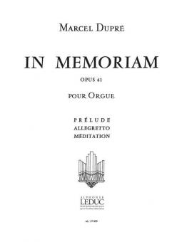 In Memoriam Op. 61 Vol. 1 