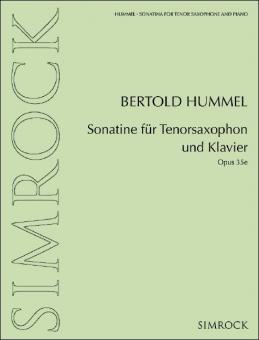 Sonatine für Tenorsaxophon und Klavier op. 35e Download
