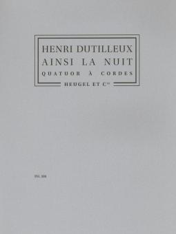 Ainsi La Nuit 