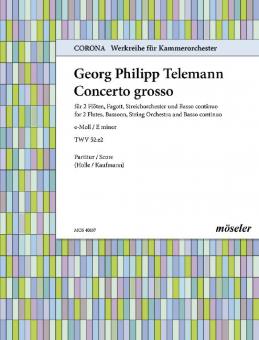 Concerto grosso e-Moll TWV 52:e2 Download