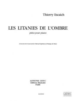 Litanies De L Ombre 