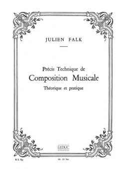 Precis Technique de Composition Musicale Theorique et Pratique Bl833 