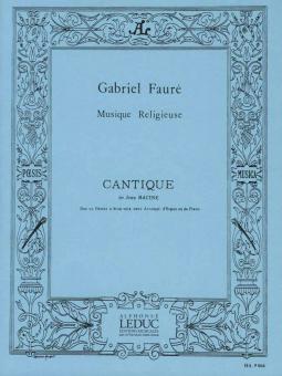 Cantique de Jean Racine op. 11 