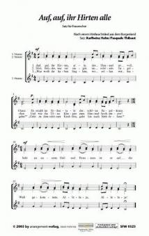 Auf, auf, ihr Hirten alle 
