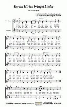 Eurem Hirten bringet Lieder 