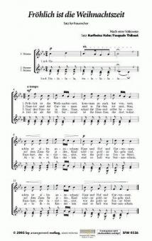 Fröhlich ist die Weihnachtszeit 