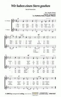 Wir haben einen Stern gesehen 