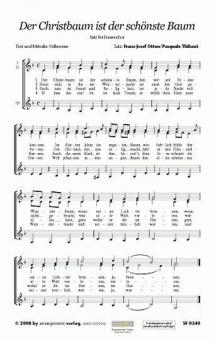 Der Christbaum ist der schönste Baum 