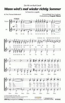 Wann wird's mal wieder richtig Sommer 