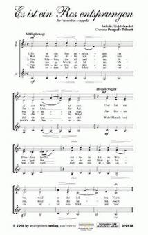 Es ist ein Ros entsprungen 