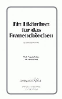 Ein Likörchen für das Frauenchörchen 