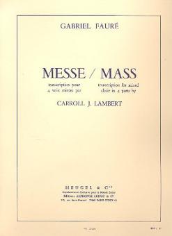 Messe (Transcrition De La M.b) 