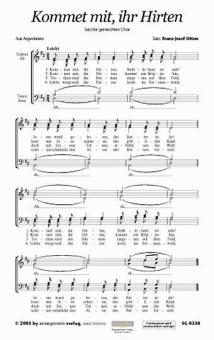 Kommet mit, ihr Hirten 