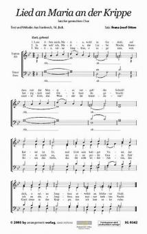 Lied an Maria an der Krippe 