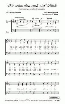 Wir wünschen euch viel Glück 