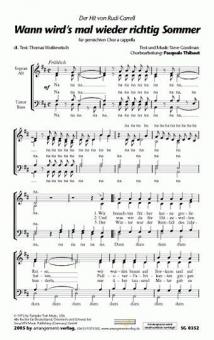 Wann wird's mal wieder richtig Sommer 