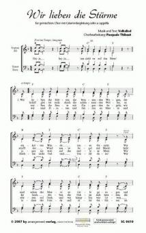 Wir lieben die Stürme 