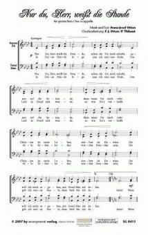 Nur du, Herr, weißt die Stunde 