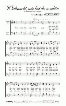 Weihnacht, wie bist du so schön 