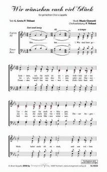 Wir wünschen euch viel Glück 