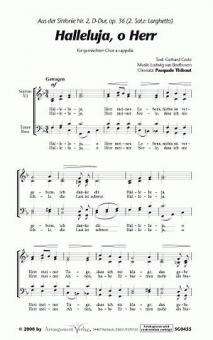 Halleluja, o Herr 