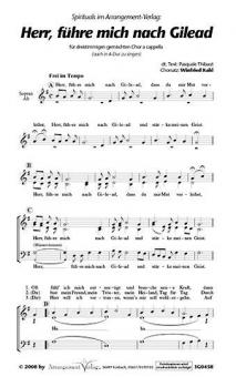 Herr, führe mich nach Gilead 