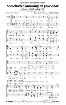 Somebody's knocking at your door 