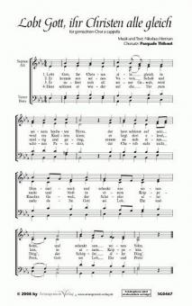 Lobt Gott, ihr Christen, alle gleich 