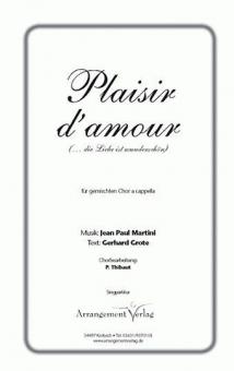 Plaisir d'amour 