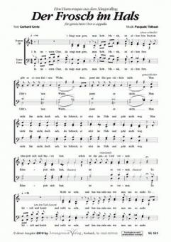 Der Frosch im Hals 