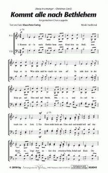 Kommt alle nach Bethlehem 