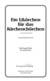 Ein Likörchen für das Kirchenchörchen 