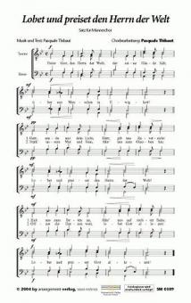 Lobet und preiset den Herrn der Welt 