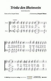 Trinke den Rheinwein 