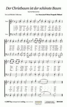 Der Christbaum ist der schönste Baum 