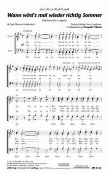 Wann wird's mal wieder richtig Sommer 