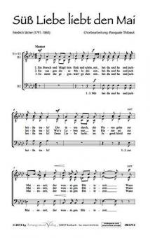 Süß Liebe liebt den Mai 