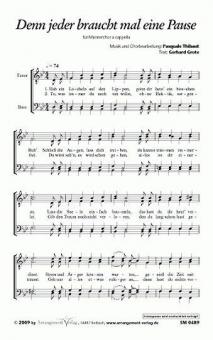 Denn jeder braucht mal eine Pause 