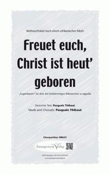 Freuet euch, Christ ist heut geboren 