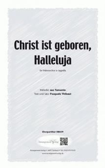 Christ ist geboren, Halleluja 