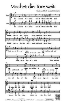 Machet die Tore weit 