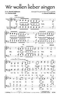 Wir wollen lieber singen! 