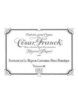 Oeuvres pour Orgue Vol. 3 