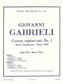 Canzon Septimi Toni No. 1 