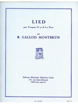 Raymond Gallois-Montbrun: Lied 