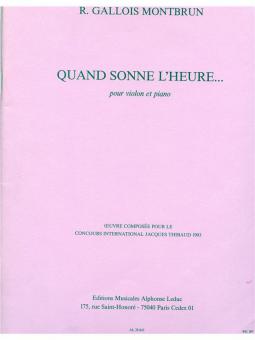 Quand Sonne L Heure... 