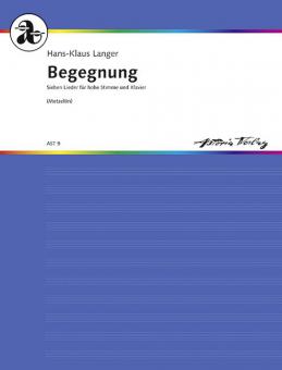 Begegnung für hohe Stimme und Klavier Download
