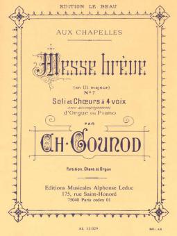 Messe Breve No. 7 / 4 Voix Mixtes 