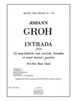 Johann Groh: Intrada 