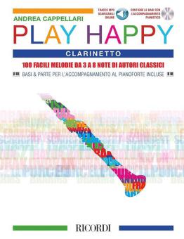 Play Happy - Clarinetto - edizione con Online Audio e MP3 